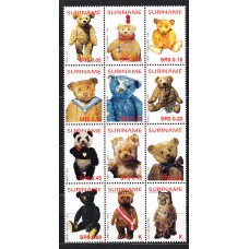 Surinam - Correo 2004 Yvert 1700/9+A,114/5 ** Mnh Ositos de Peluche