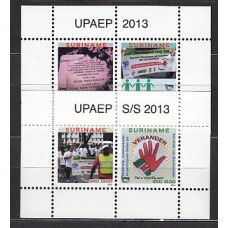 Surinam - Correo 2013 Yvert 2407/8+H.118 ** Mnh Upaep