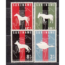 Surinam - Correo 1962 Yvert 377/80 ** Mnh Fauna