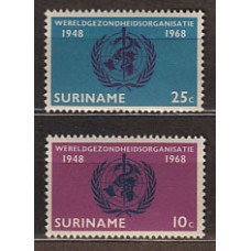 Surinam - Correo 1968 Yvert 476/7 ** Mnh Medicina