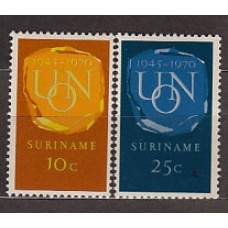 Surinam - Correo 1970 Yvert 517/8 ** Mnh Onu