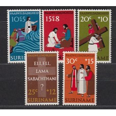 Surinam - Correo 1973 Yvert 571/5 ** Mnh Pascuas