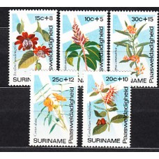 Surinam - Correo 1974 Yvert 591/5 ** Mnh Flores