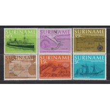 Surinam - Correo 1977 Yvert 688/93 ** Mnh Barcos