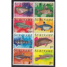 Surinam - Correo 1978 Yvert 724/8+A,78/80 ** Mnh Fauna. Peces