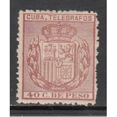 Cuba Sueltos Telegrafos Edifil 80 (*) Mng