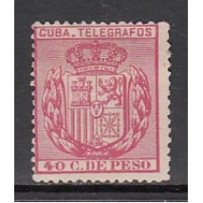 Cuba Sueltos Telegrafos Edifil 84 (*) Mng