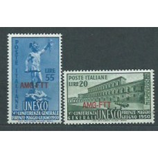 Trieste Zona A - Correo Yvert 68/9 ** Mnh