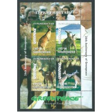 Turkmenistan - Correo Yvert 94/7 ** Mnh Fauna