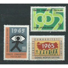 Turquia - Correo 1965 Yvert 1743/5 ** Mnh