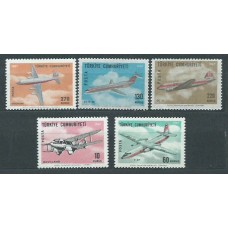 Turquia - Correo 1967 Yvert 1822/6 ** Mnh Aviones