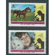 Turquia - Correo 1967 Yvert 1851/2 ** Mnh Fauna