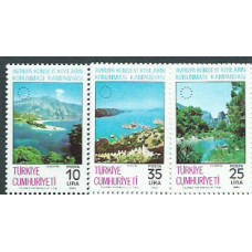 Turquia - Correo 1983 Yvert 2398/400 ** Mnh Paisajes