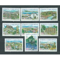 Turquia - Correo 2008 Yvert 3382/90 ** Mnh Ciudades turcas