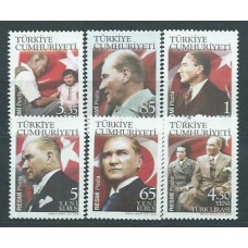 Turquia - Servicio Yvert 257/62 ** Mnh Ataturk