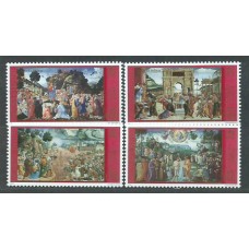 Vaticano - Correo 2001 Yvert 1220/3 ** Mnh Capilla Sixtina