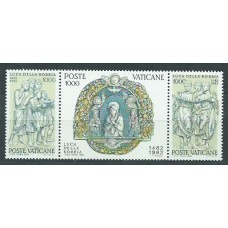 Vaticano - Correo 1982 Yvert 728/30 ** Mnh Esculturas