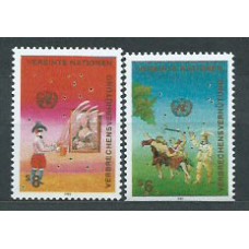 Naciones Unidas - Viena Correo 1990 Yvert 110/1 ** Mnh