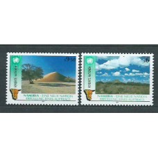 Naciones Unidas - Viena Correo 1991 Yvert 122/3 ** Mnh