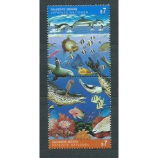 Naciones Unidas - Viena Correo 1992 Yvert 139/40 ** Mnh Fauna. Peces