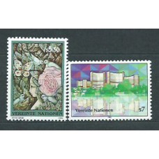 Naciones Unidas - Viena Correo 1992 Yvert 149/50 ** Mnh