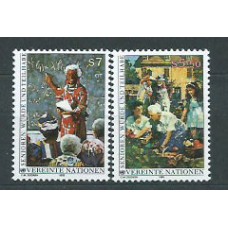 Naciones Unidas - Viena Correo 1993 Yvert 157/8 ** Mnh