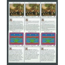 Naciones Unidas - Viena Correo 1993 Yvert 166/71 ** Mnh