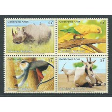 Naciones Unidas - Viena Correo 1995 Yvert 200/3 ** Mnh Fauna