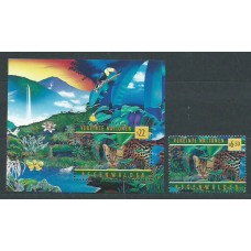 Naciones Unidas - Viena Correo 1998 Yvert 283+H,9 ** Mnh Bosques