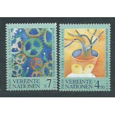 Naciones Unidas - Viena Correo 1998 Yvert 286/7 ** Mnh