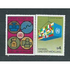 Naciones Unidas - Viena Correo 1983 Yvert 34/5 ** Mnh