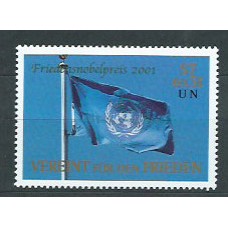 Naciones Unidas - Viena Correo 2001 Yvert 363 ** Mnh Bandera