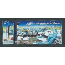 Naciones Unidas - Viena Correo 2003 Yvert 405/6 ** Mnh