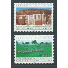 Naciones Unidas - Viena Correo 1984 Yvert 41/2 ** Mnh Unesco