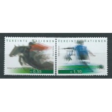 Naciones Unidas - Viena Correo 2005 Yvert 452/3 ** Mnh Deportes