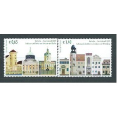 Naciones Unidas - Viena Correo 2009 Yvert 607/8 ** Mnh Patrimonio Mundial. Alemania