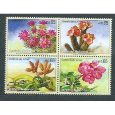 Naciones Unidas - Viena Correo 2010 Yvert 649/52 ** Mnh Flores