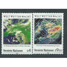 Naciones Unidas - Viena Correo 1989 Yvert 92/3 ** Mnh