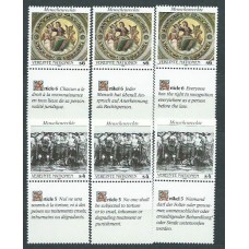 Naciones Unidas - Viena Correo 1989 Yvert 96/101 ** Mnh