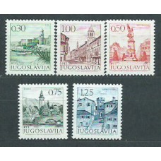 Yugoslavia - Correo 1971 Yvert 1313a/7a ** Mnh