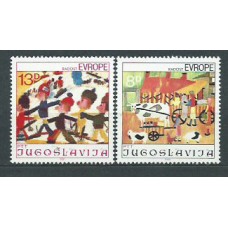 Yugoslavia - Correo 1981 Yvert 1787/8 ** Mnh Dibujos infantiles