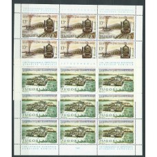 Yugoslavia - Correo 1981 Yvert 1789/90 ** Mnh Barco y tren