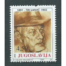 Yugoslavia - Correo 1991 Yvert 2352 ** Mnh Tn Ujevic