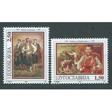 Yugoslavia - Correo 1996 Yvert 2641/2 ** Mnh Pinturas