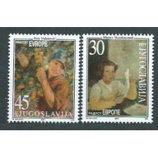 Yugoslavia - Correo 2001 Yvert 2887/8 ** Mnh Pinturas