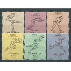 Yugoslavia - Correo 1952 Yvert 611/6 ** Mnh Olimpiadas de Helsinki